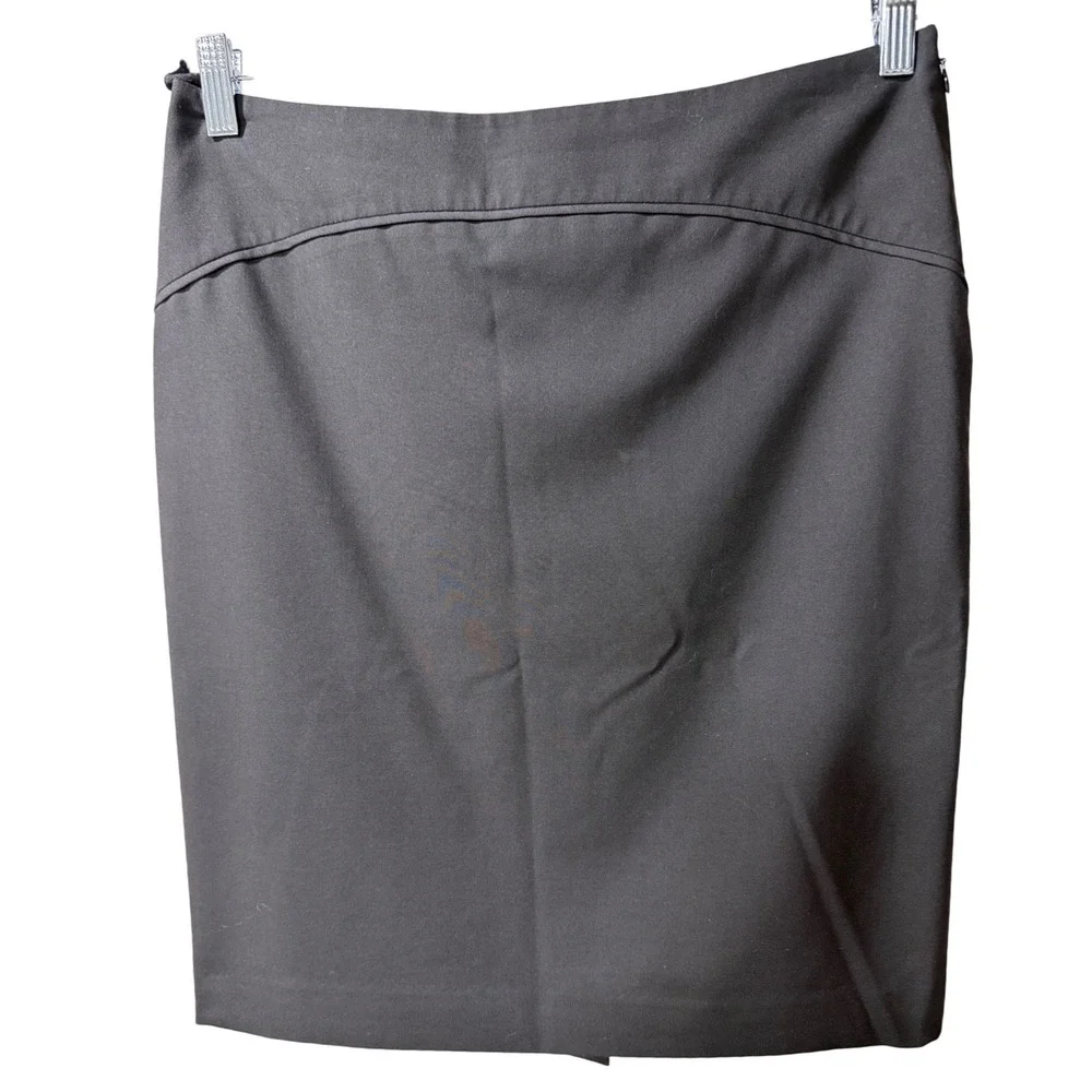 The Limited Black Collection Gray Pencil Skirt Sz 8 Professional Workwear Office